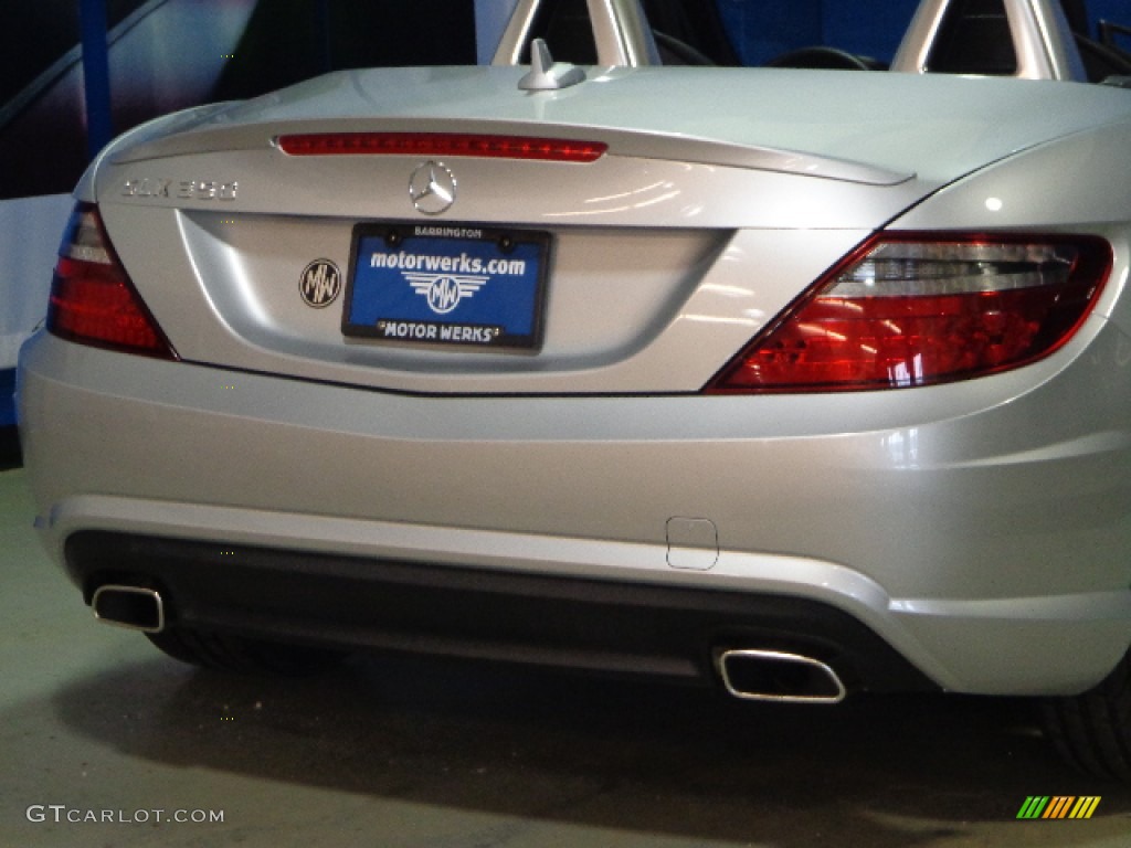 2012 SLK 350 Roadster - Iridium Silver Metallic / Black photo #13