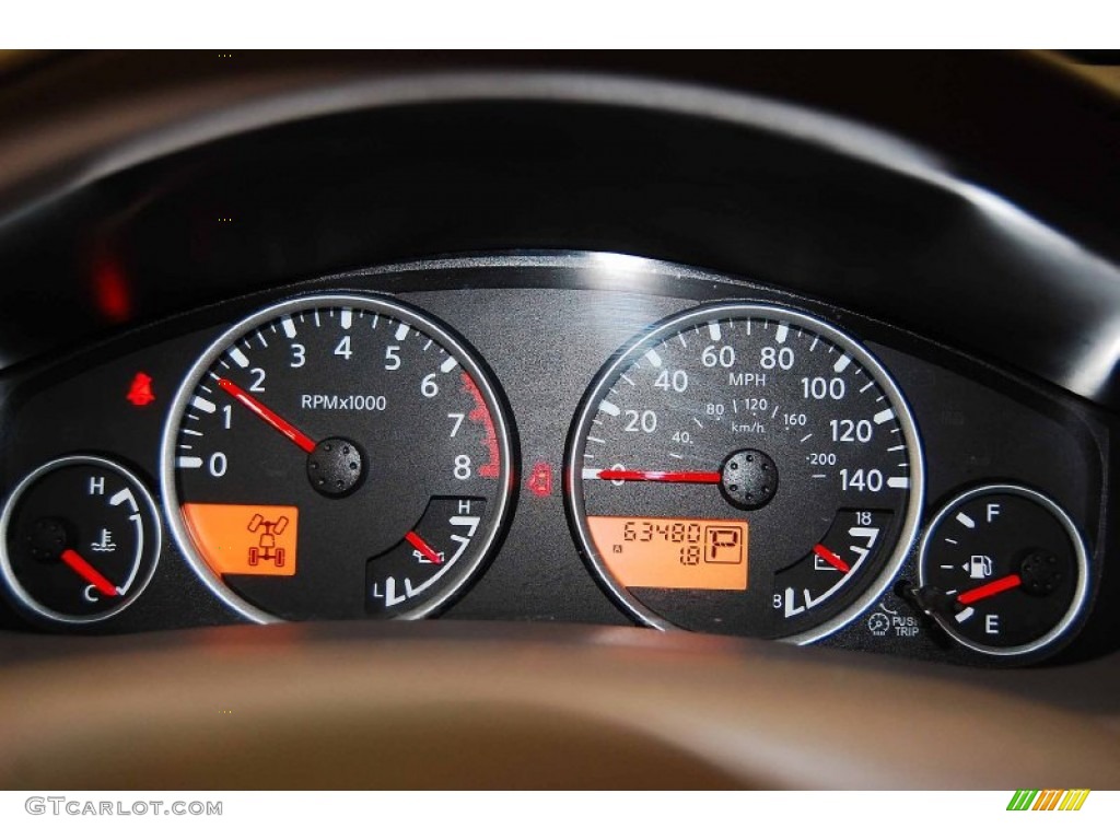 2008 Nissan Pathfinder SE 4x4 Gauges Photos