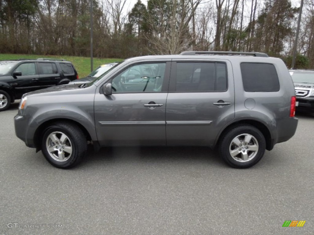 Polished Metal Metallic 2011 Honda Pilot EX Exterior Photo #77192420