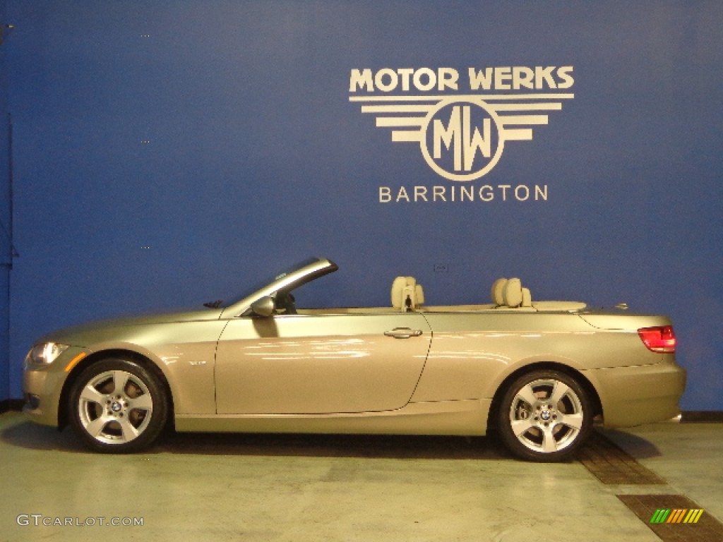 2009 3 Series 328i Convertible - Platinum Bronze Metallic / Cream Beige Dakota Leather photo #5