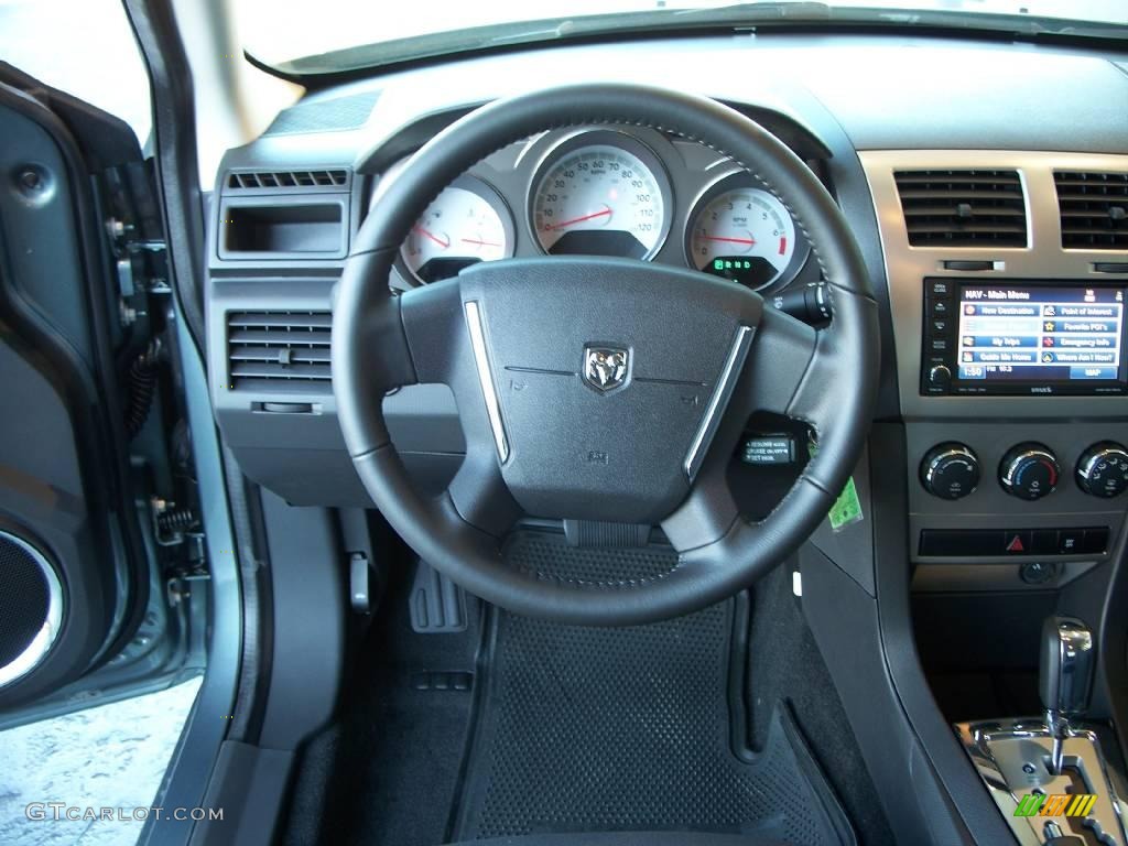 2009 Avenger SXT - Silver Steel Metallic / Dark Slate Gray photo #6