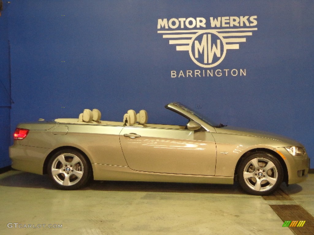 2009 3 Series 328i Convertible - Platinum Bronze Metallic / Cream Beige Dakota Leather photo #14