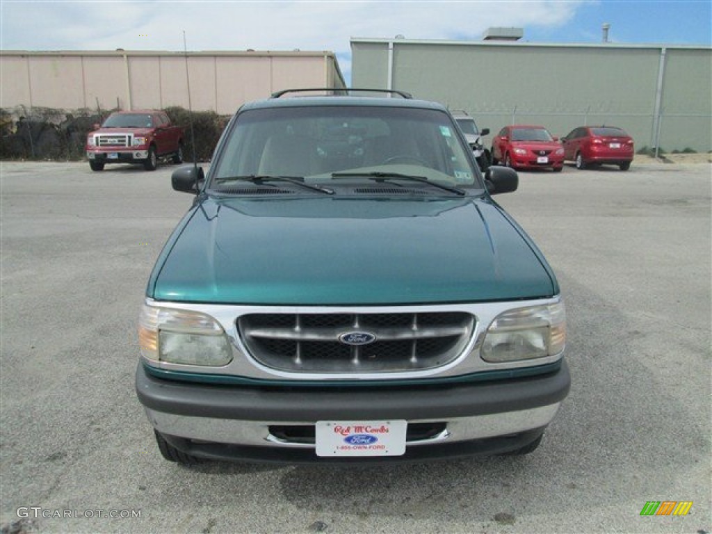 1998 Explorer XLT - Pacific Green Metallic / Medium Prairie Tan photo #3