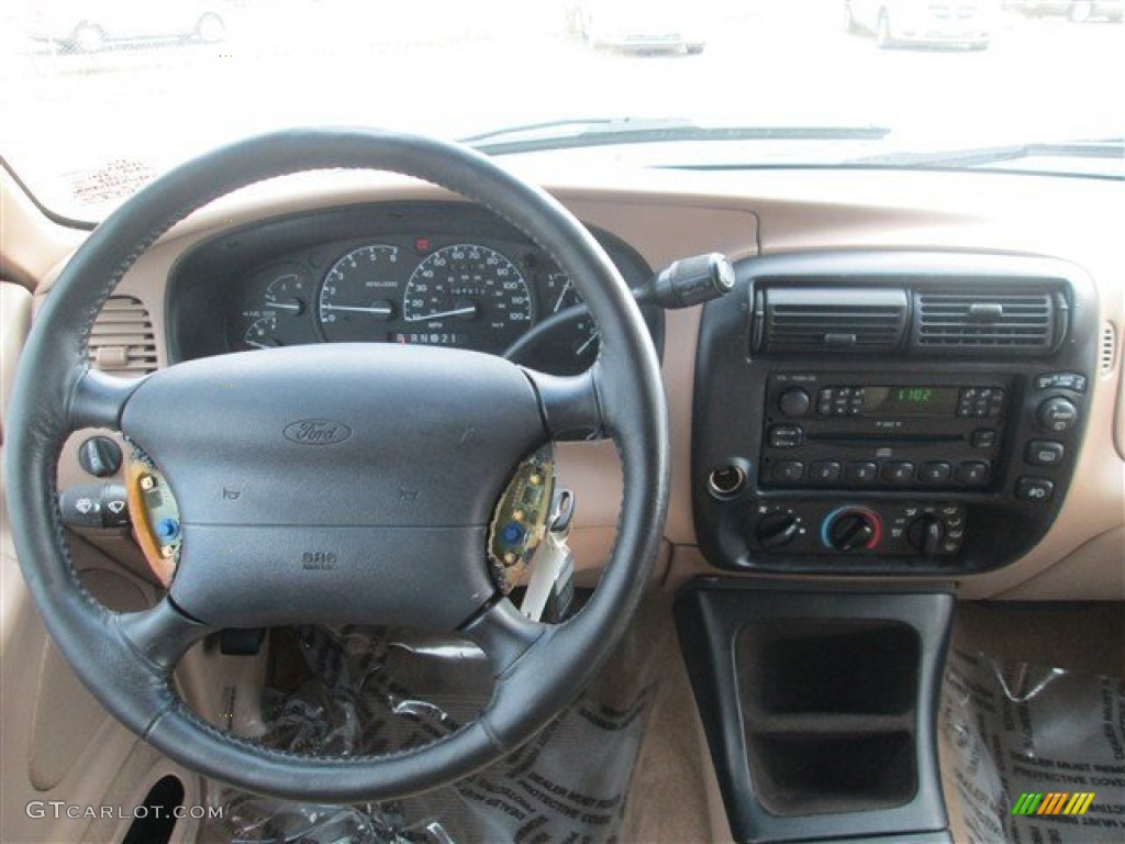 1998 Ford Explorer XLT Medium Prairie Tan Dashboard Photo #77192984