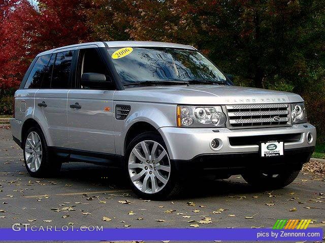 2006 Range Rover Sport Supercharged - Zambezi Silver Metallic / Ebony Black photo #1