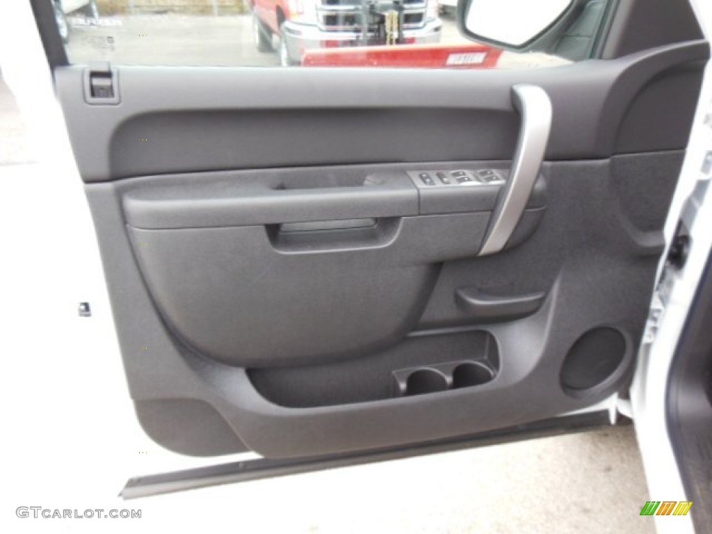 2012 Silverado 1500 LS Crew Cab 4x4 - Summit White / Dark Titanium photo #12