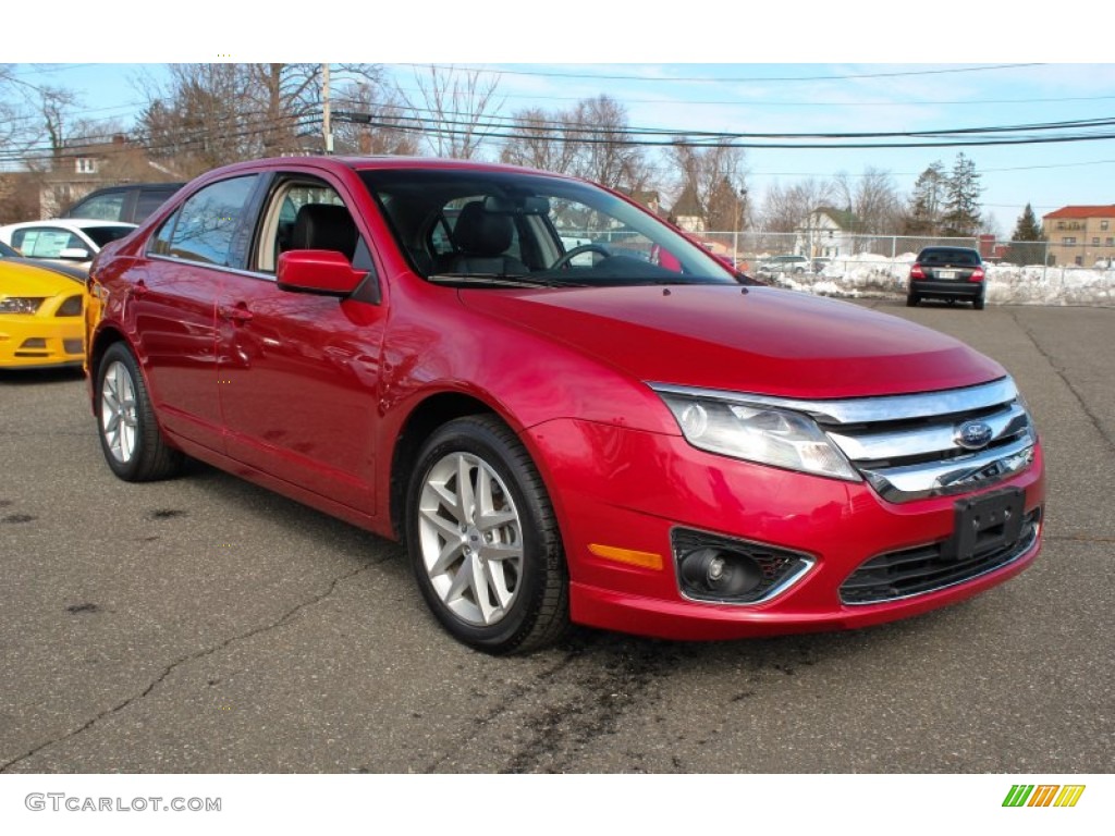 Red Candy Metallic 2012 Ford Fusion SEL Exterior Photo #77193797