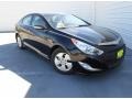 2012 Black Onyx Pearl Hyundai Sonata Hybrid  photo #1