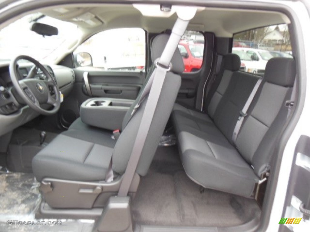 2012 Silverado 1500 LS Extended Cab 4x4 - Summit White / Dark Titanium photo #14