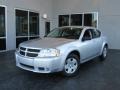 2009 Bright Silver Metallic Dodge Avenger SE  photo #1