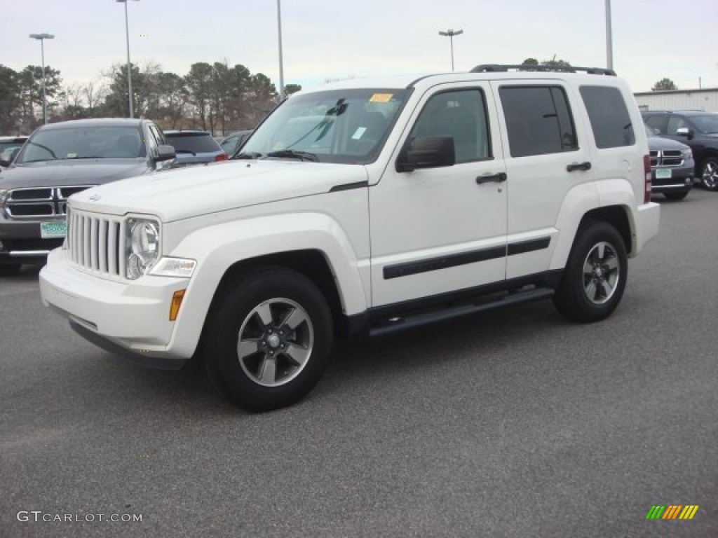 Stone White 2008 Jeep Liberty Sport Exterior Photo #77194895