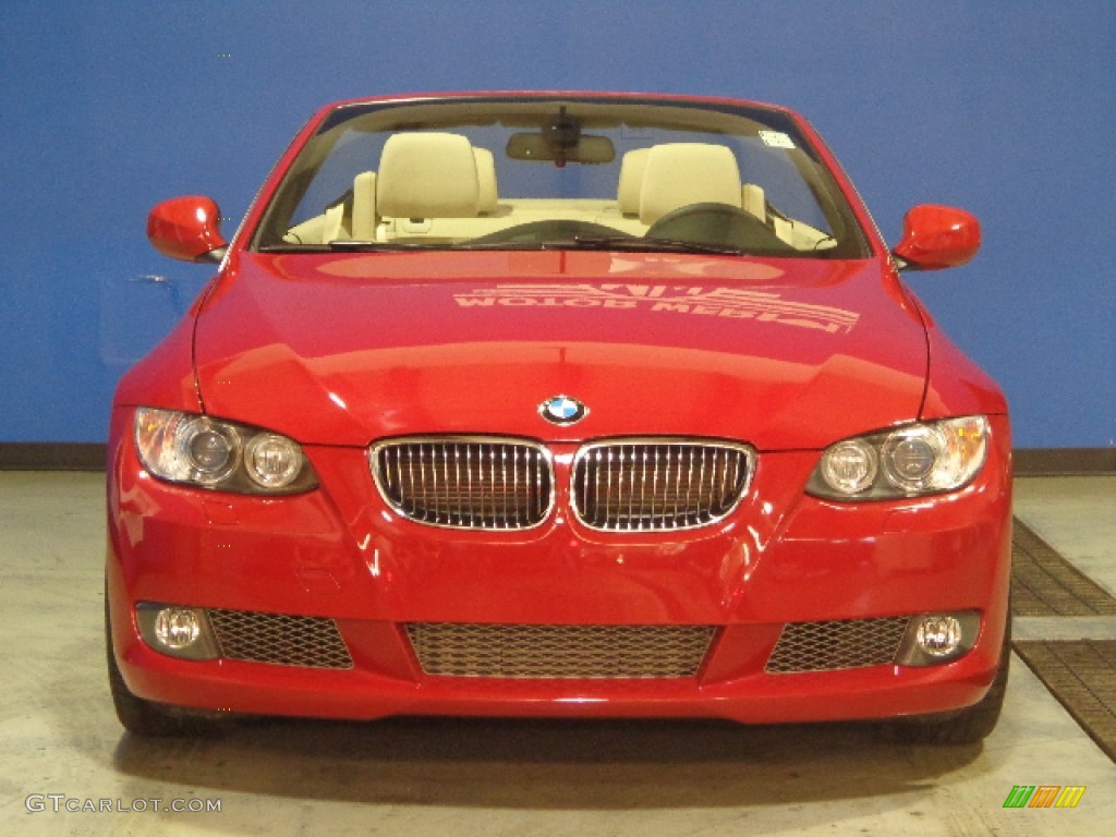 2010 3 Series 335i Convertible - Crimson Red / Cream Beige photo #2