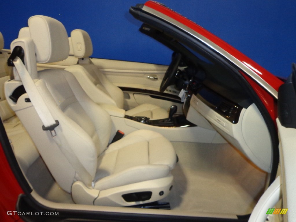 2010 3 Series 335i Convertible - Crimson Red / Cream Beige photo #35