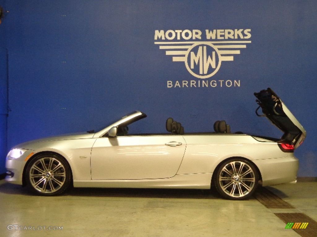 2011 3 Series 328i Convertible - Titanium Silver Metallic / Black photo #6