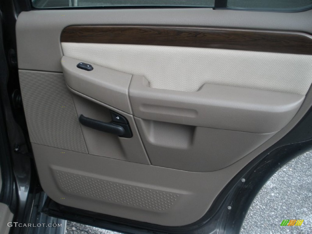 2005 Ford Explorer Eddie Bauer Medium Parchment Door Panel Photo #77198996