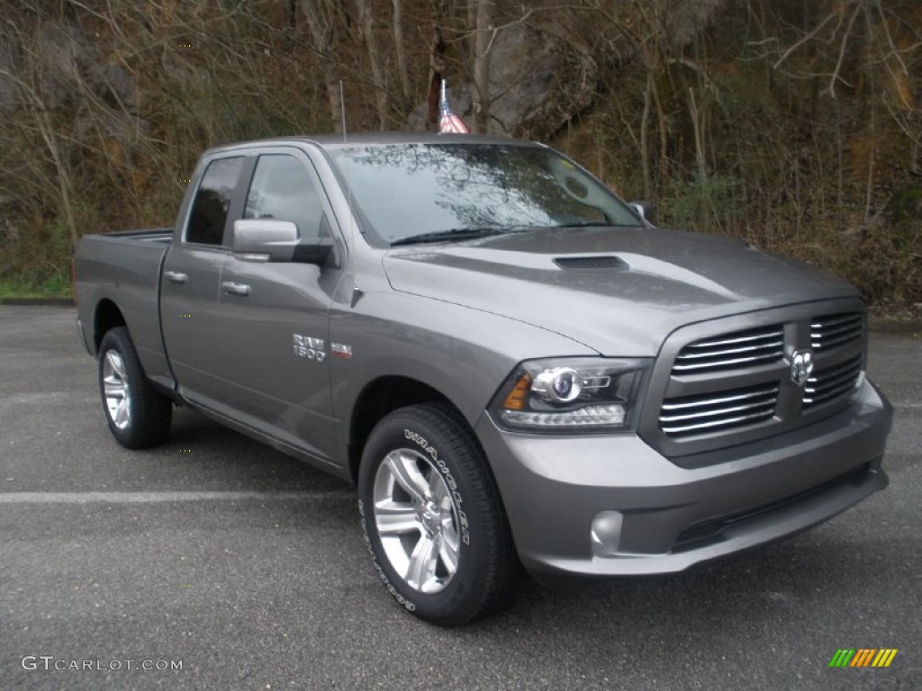 Mineral Gray Metallic 2013 Ram 1500 Sport Quad Cab 4x4 Exterior Photo #77199703