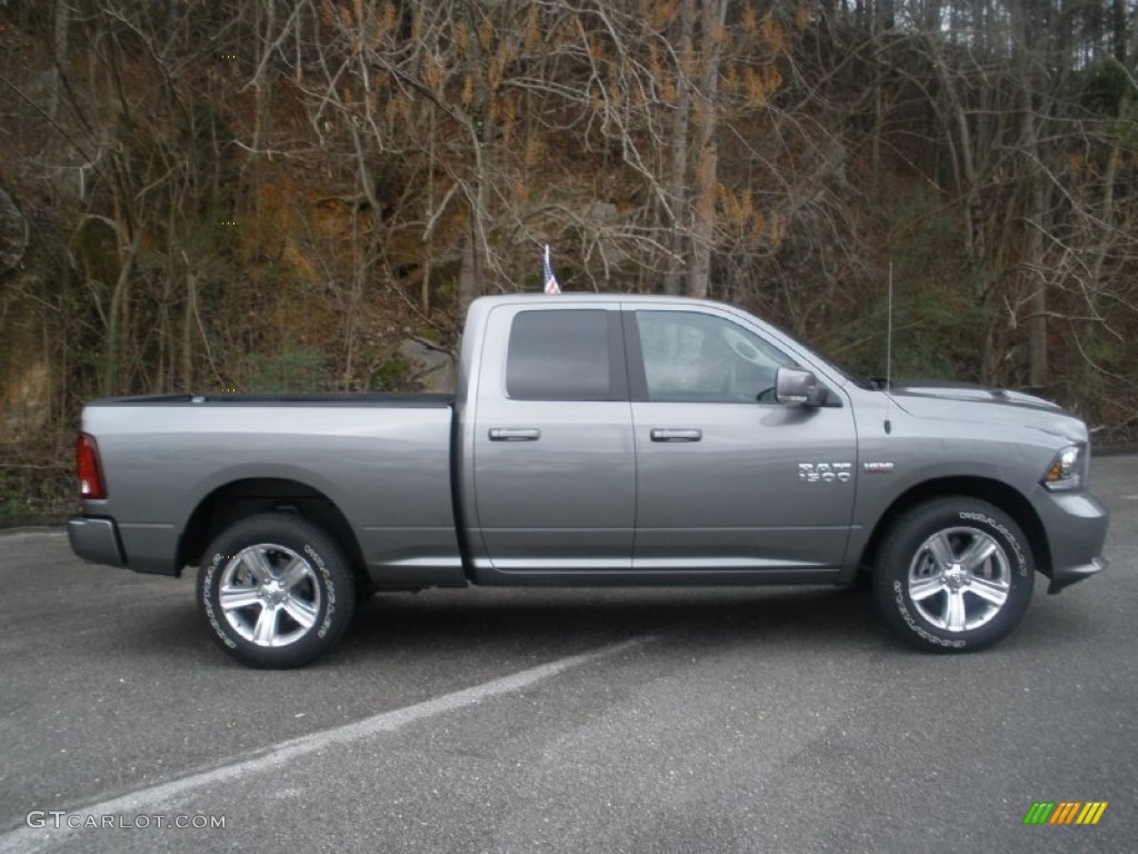 Mineral Gray Metallic 2013 Ram 1500 Sport Quad Cab 4x4 Exterior Photo #77199722