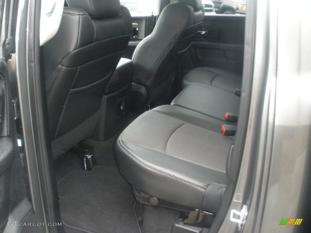Black Interior 2013 Ram 1500 Sport Quad Cab 4x4 Photo #77200097