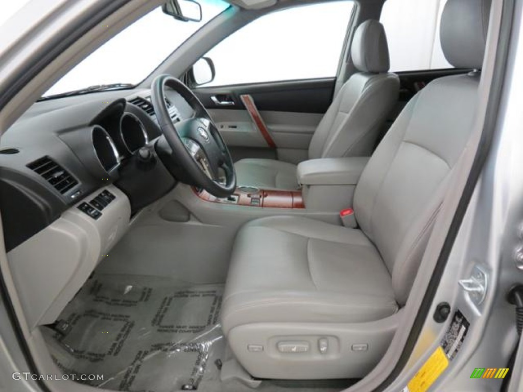 Ash Gray Interior 2008 Toyota Highlander Limited 4WD Photo #77200221