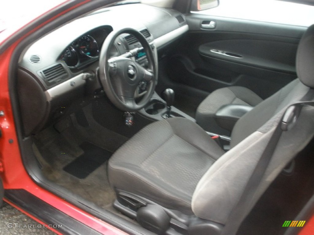 Ebony Interior 2007 Chevrolet Cobalt LT Coupe Photo #77200388