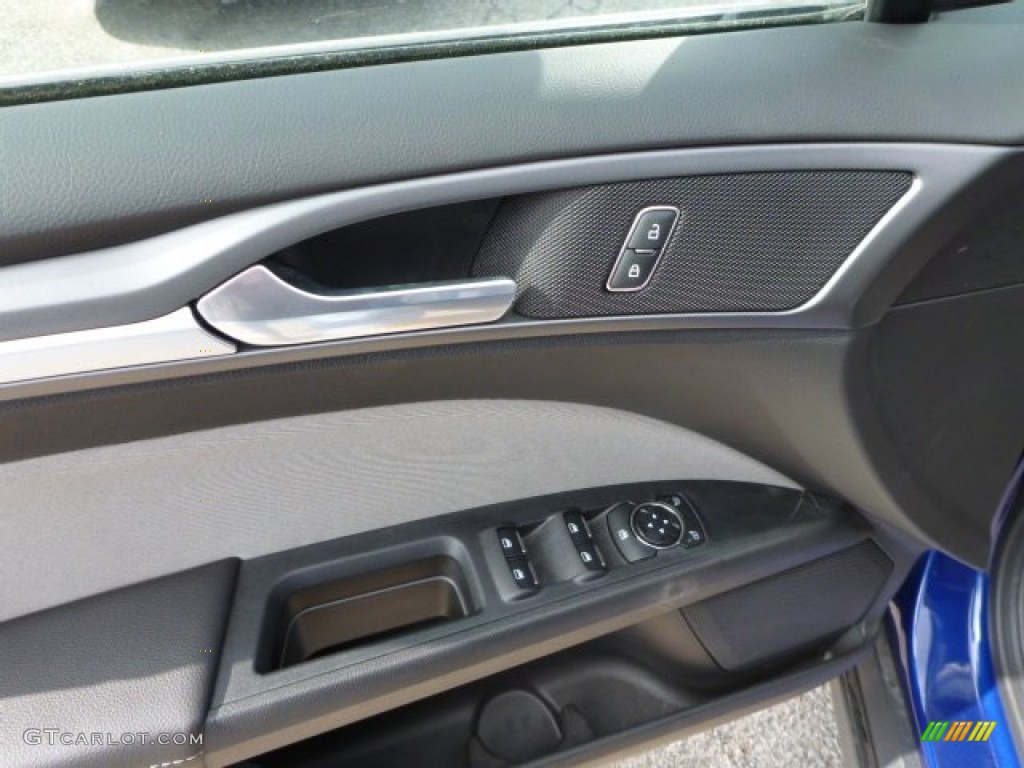 2013 Fusion S - Deep Impact Blue Metallic / Earth Gray photo #11