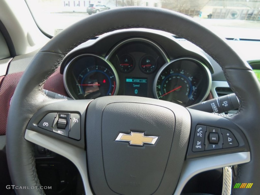 2013 Cruze ECO - Summit White / Jet Black/Sport Red photo #23