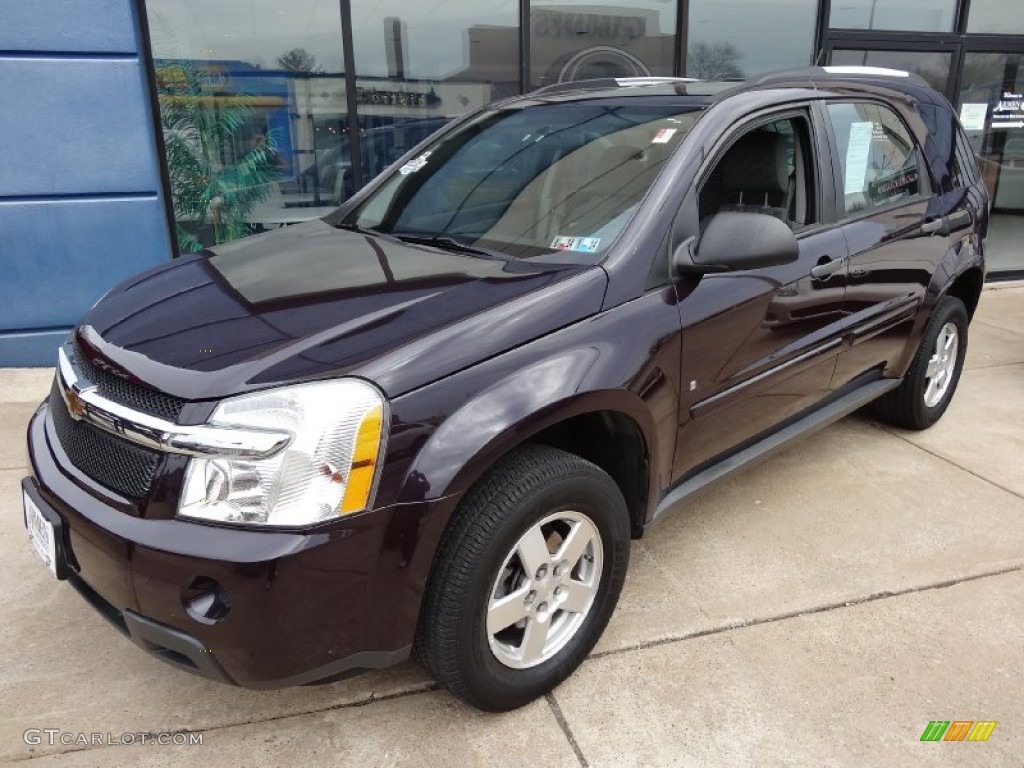 Black Amethyst Metallic 2007 Chevrolet Equinox LS Exterior Photo #77201207