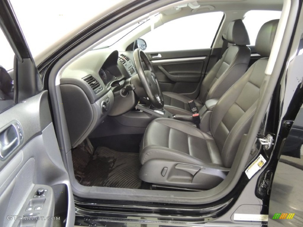 Anthracite Interior 2009 Volkswagen Jetta Wolfsburg Edition Sedan Photo #77201364