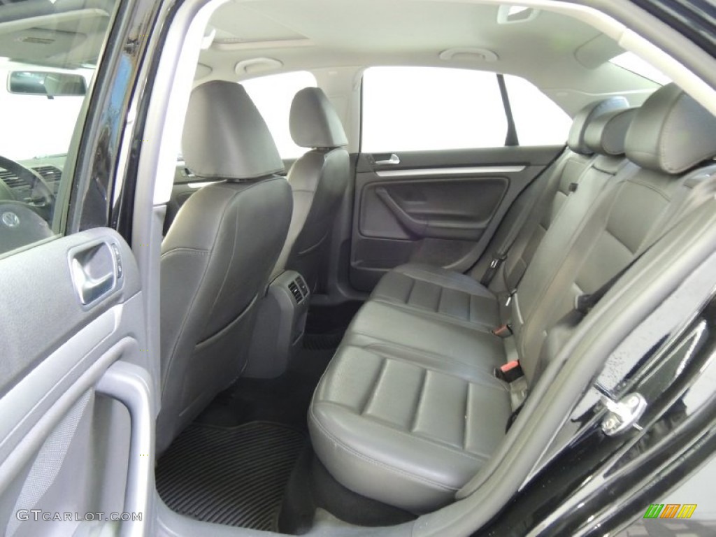 2009 Volkswagen Jetta Wolfsburg Edition Sedan Rear Seat Photo #77201500