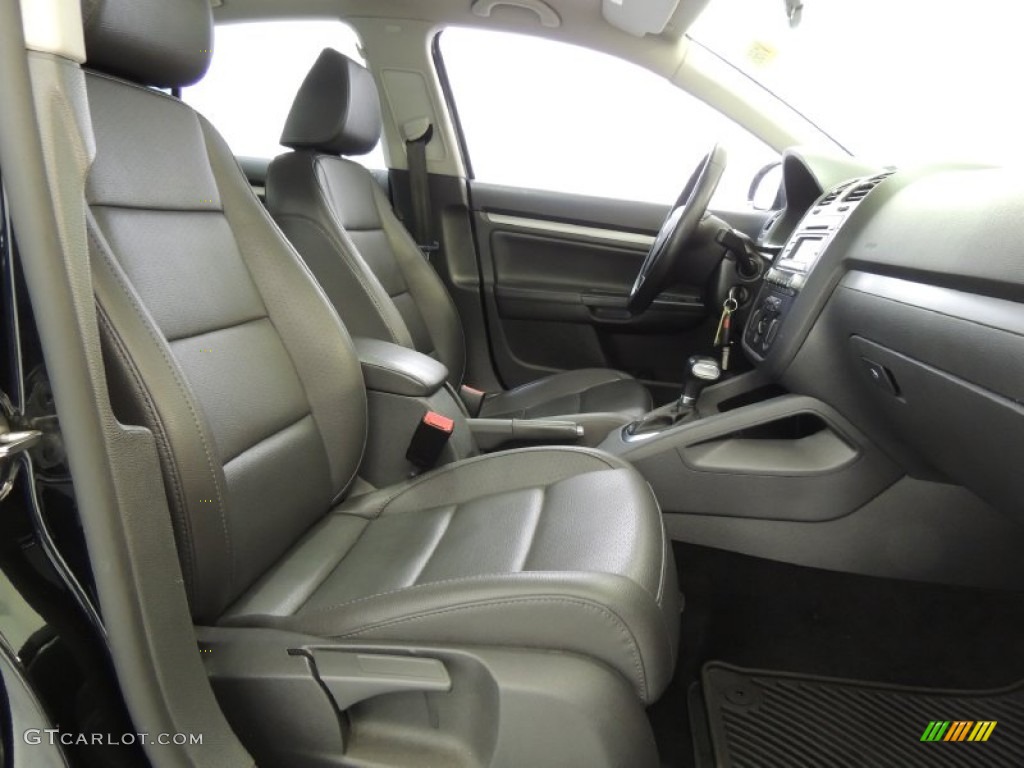 Anthracite Interior 2009 Volkswagen Jetta Wolfsburg Edition Sedan Photo #77201552