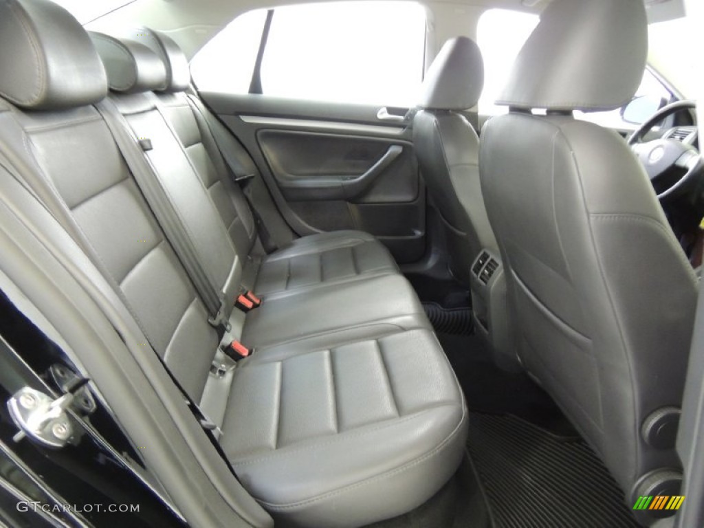 2009 Volkswagen Jetta Wolfsburg Edition Sedan Rear Seat Photo #77201577