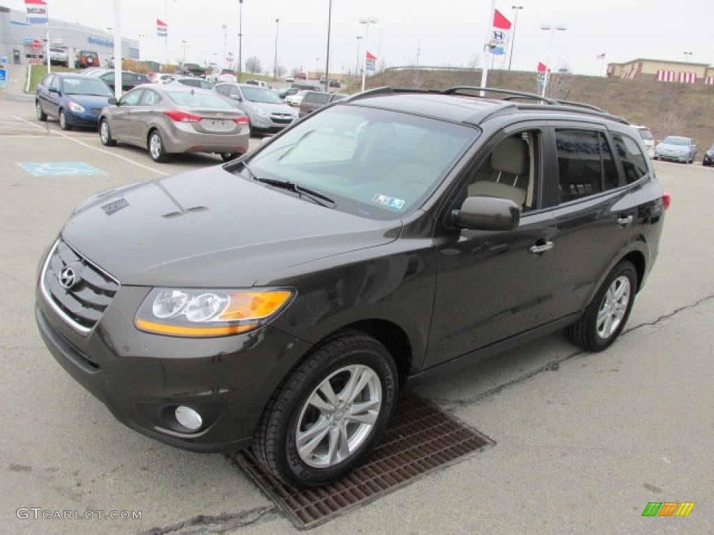 Espresso Brown 2011 Hyundai Santa Fe Limited AWD Exterior Photo #77201690
