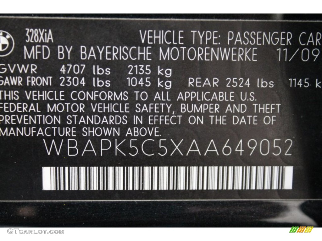 2010 3 Series 328i xDrive Sedan - Black Sapphire Metallic / Saddle Brown Dakota Leather photo #15