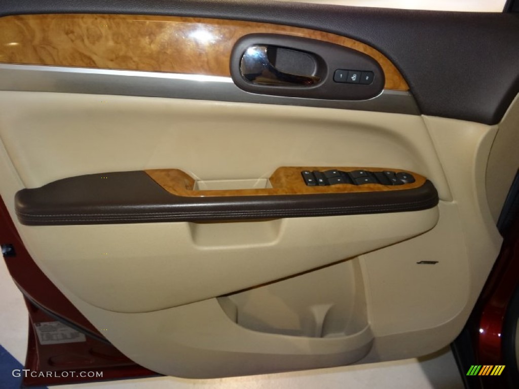 2009 Enclave CXL AWD - Red Jewel Tintcoat / Cocoa/Cashmere photo #13