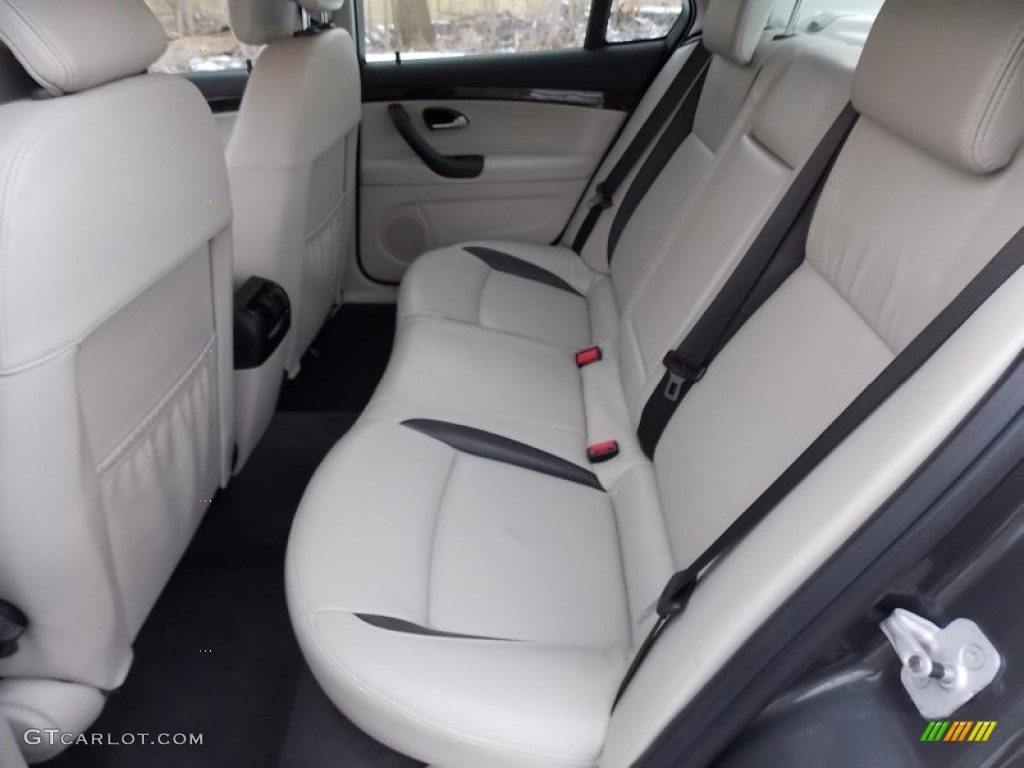Parchment/Black Interior 2009 Saab 9-3 Aero XWD Sport Sedan Photo #77202650