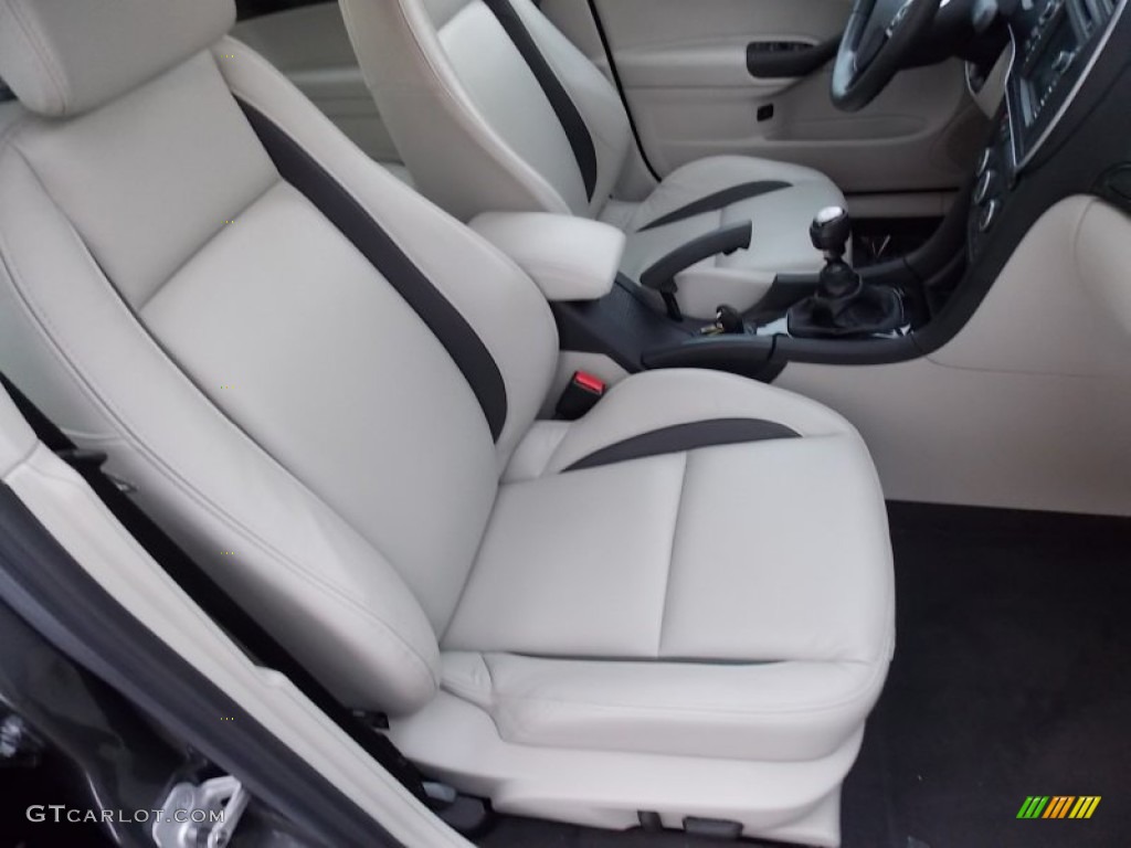 Parchment/Black Interior 2009 Saab 9-3 Aero XWD Sport Sedan Photo #77202698