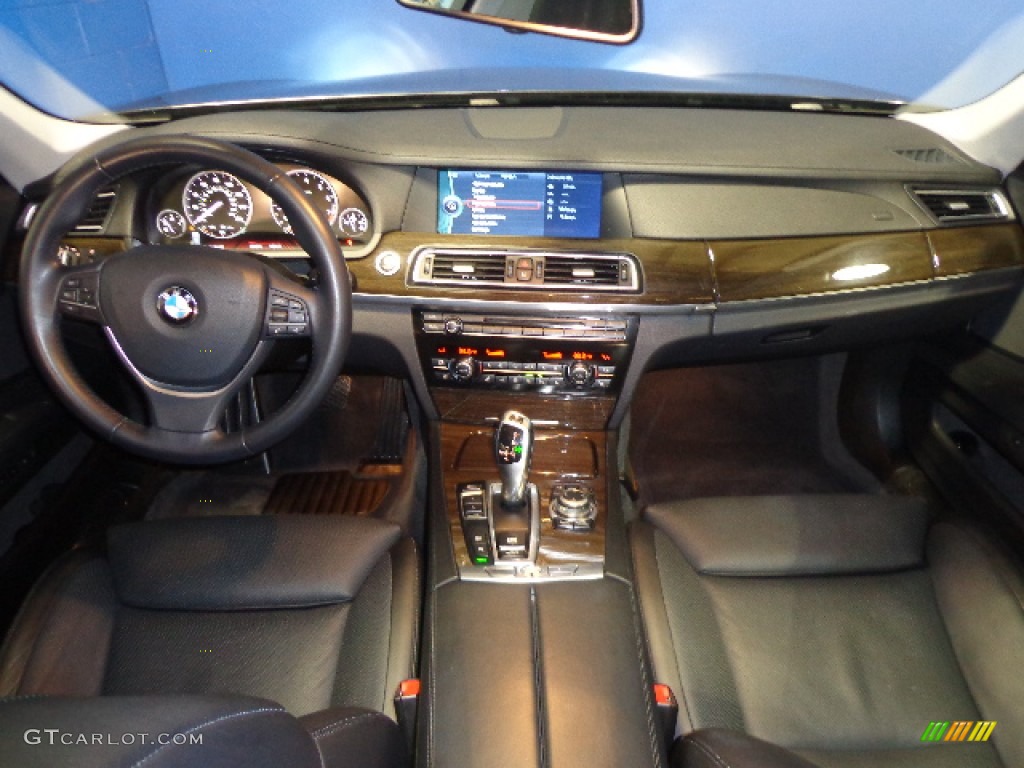 2012 7 Series 750Li xDrive Sedan - Dark Graphite Metallic / Black photo #22