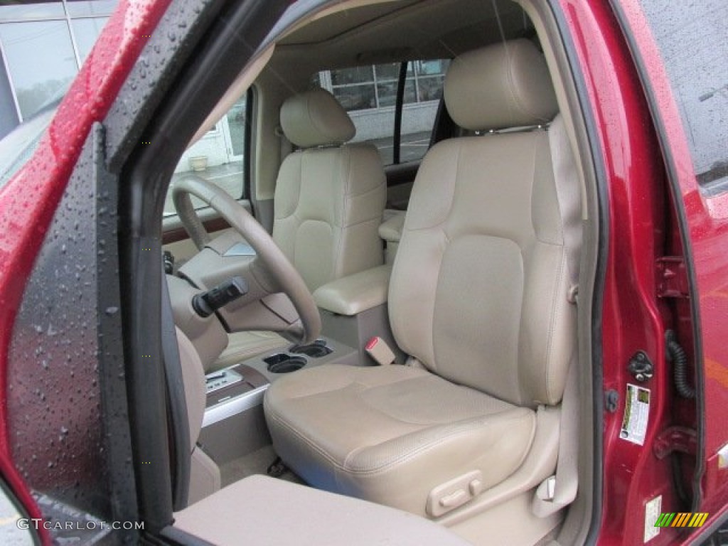 Cafe Latte Interior 2008 Nissan Pathfinder LE 4x4 Photo #77203429