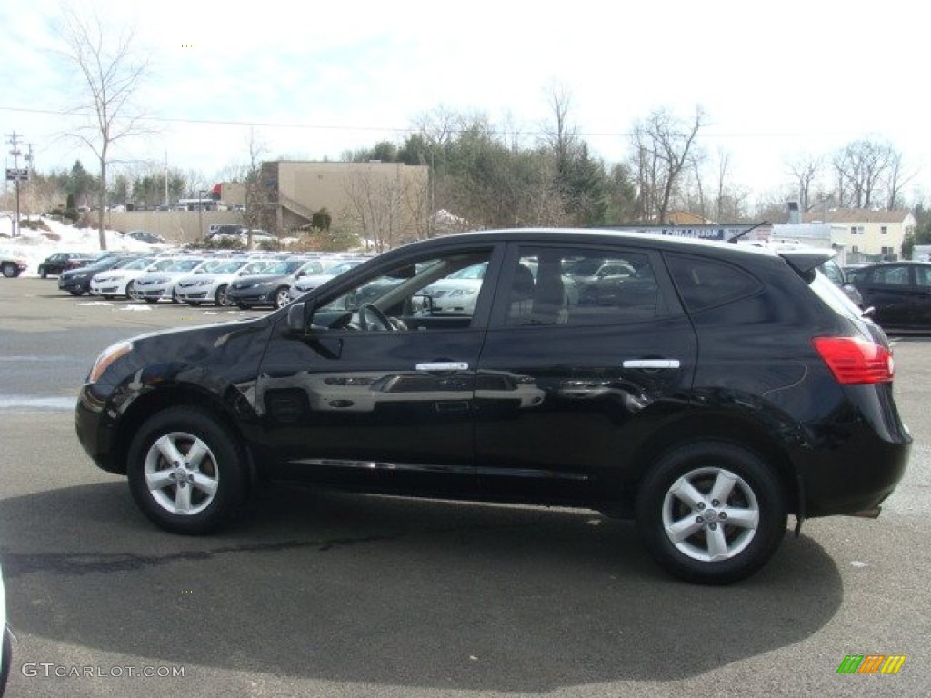 2010 Rogue S AWD 360 Value Package - Wicked Black / Gray photo #7