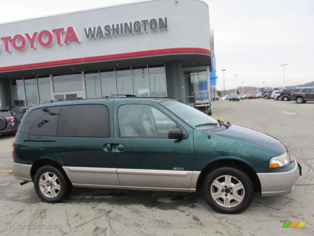 2002 Villager Estate - Deep Jewel Green Metallic / Golden Mink photo #2