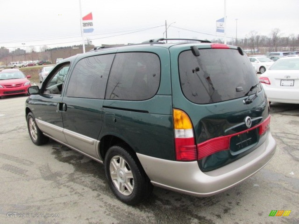 2002 Villager Estate - Deep Jewel Green Metallic / Golden Mink photo #6