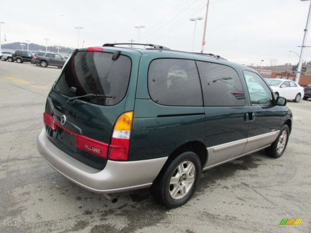 2002 Villager Estate - Deep Jewel Green Metallic / Golden Mink photo #8