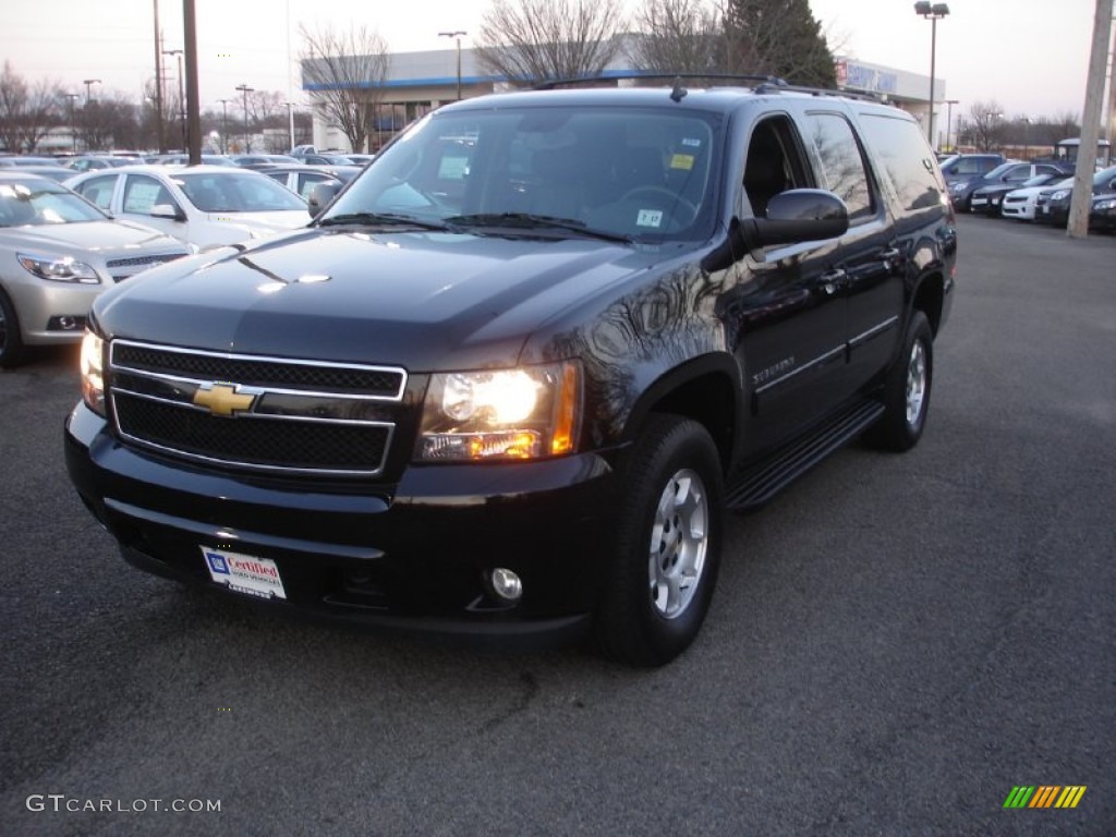 2013 Suburban LT 4x4 - Black / Ebony photo #1