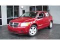 2009 Inferno Red Crystal Pearl Dodge Caliber SXT  photo #1