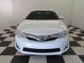 2013 Super White Toyota Camry Hybrid XLE  photo #2