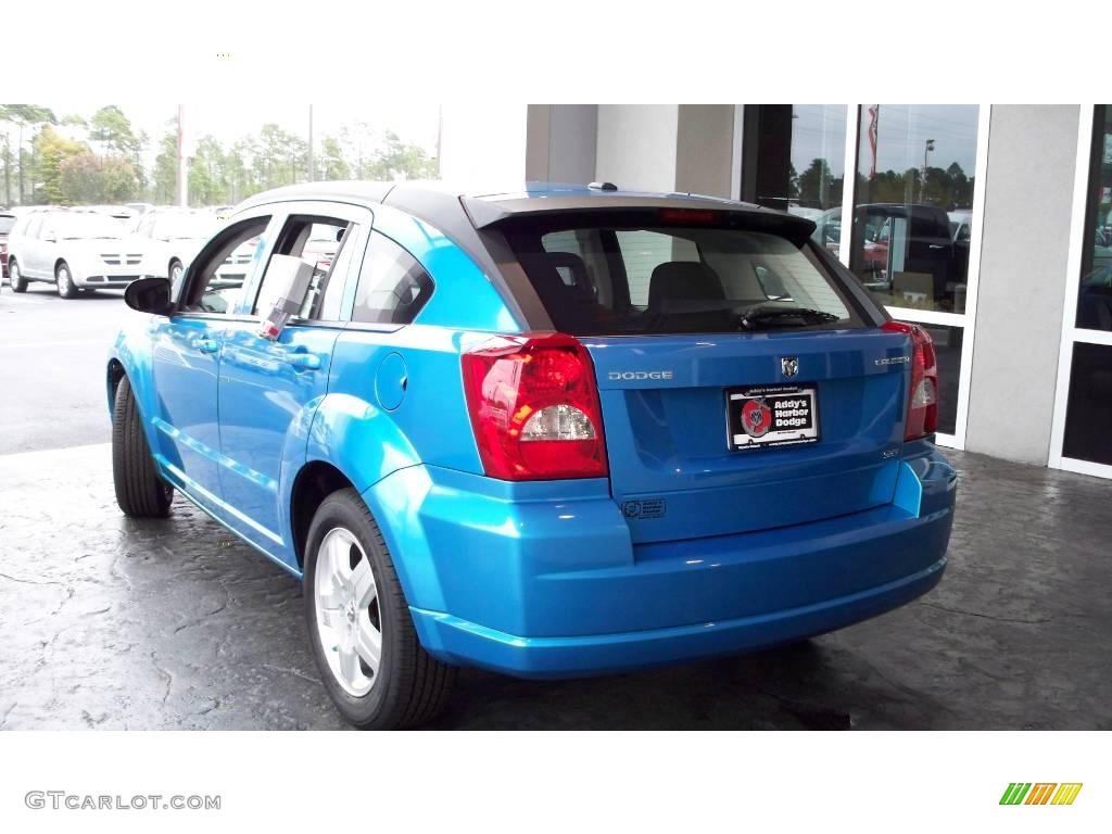 2009 Caliber SXT - Surf Blue Pearl / Dark Slate Gray/Blue photo #2