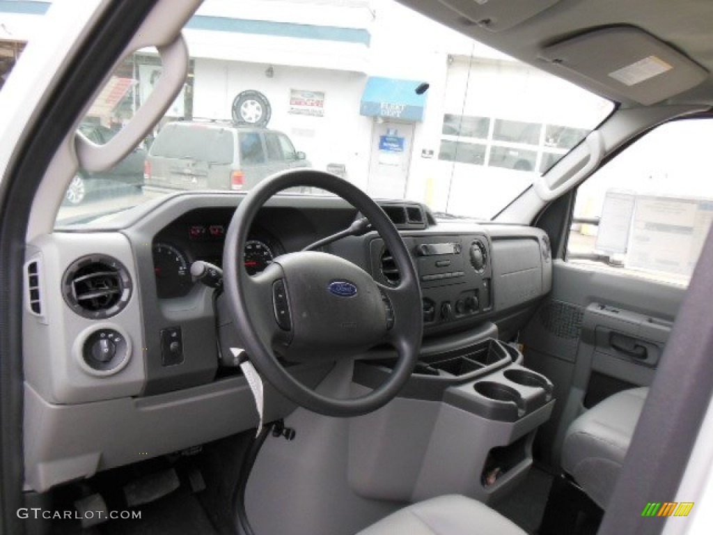 Medium Flint Interior 2013 Ford E Series Cutaway E350 Commercial Utility Truck Photo #77206357