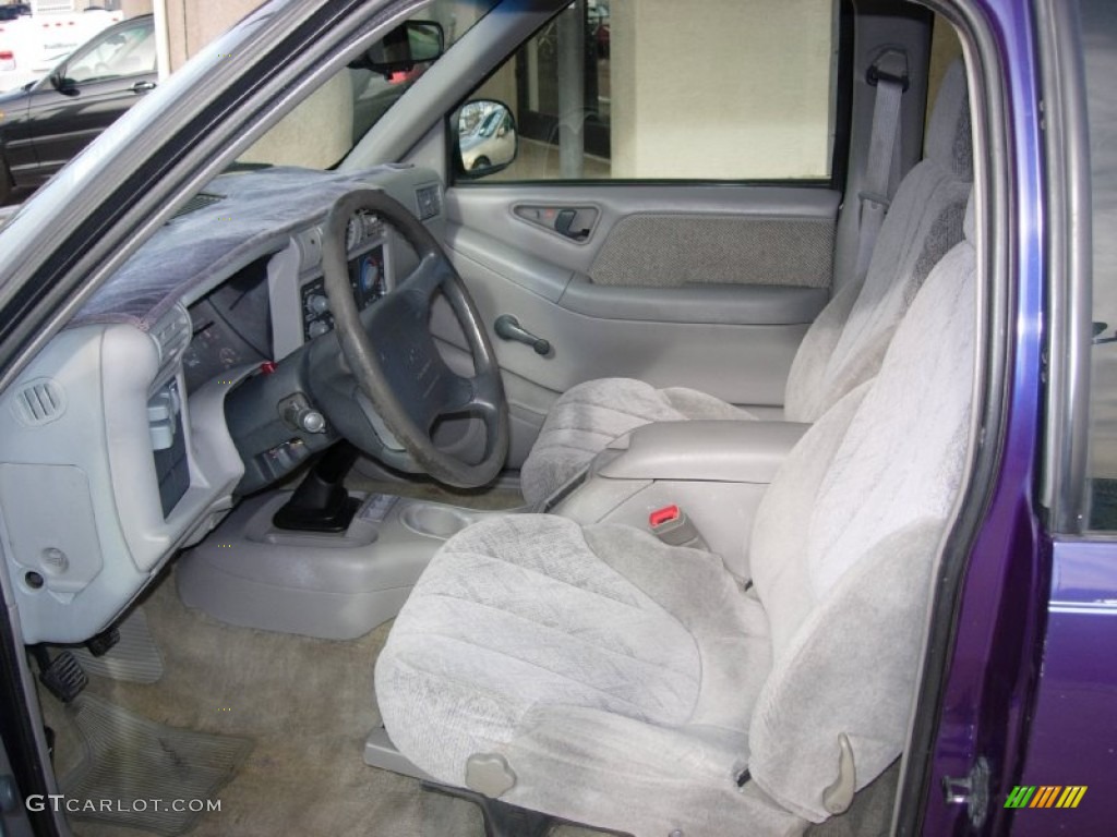 Graphite Interior 1996 Chevrolet S10 LS Extended Cab Photo #77206622
