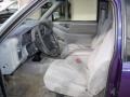 Graphite 1996 Chevrolet S10 LS Extended Cab Interior Color