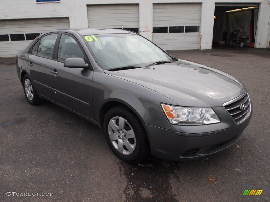 Willow Gray 2010 Hyundai Sonata GLS Exterior Photo #77206772